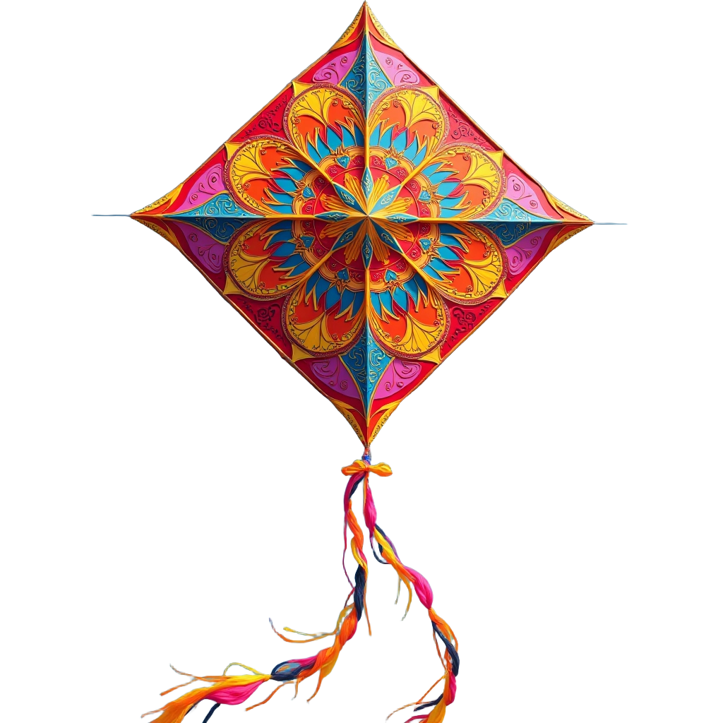 Colorful Mandala Kite